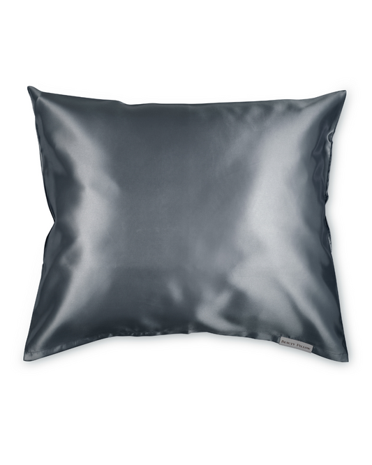 Satijnen Kussensloop Antraciet